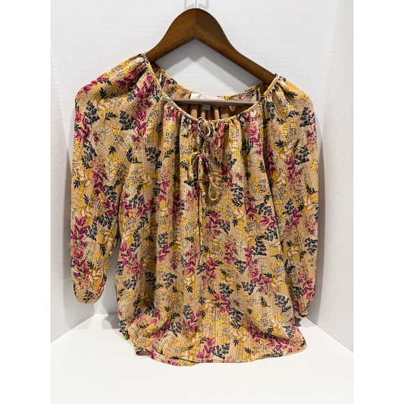 Tops - LOFT floral blouse – women's size Medium